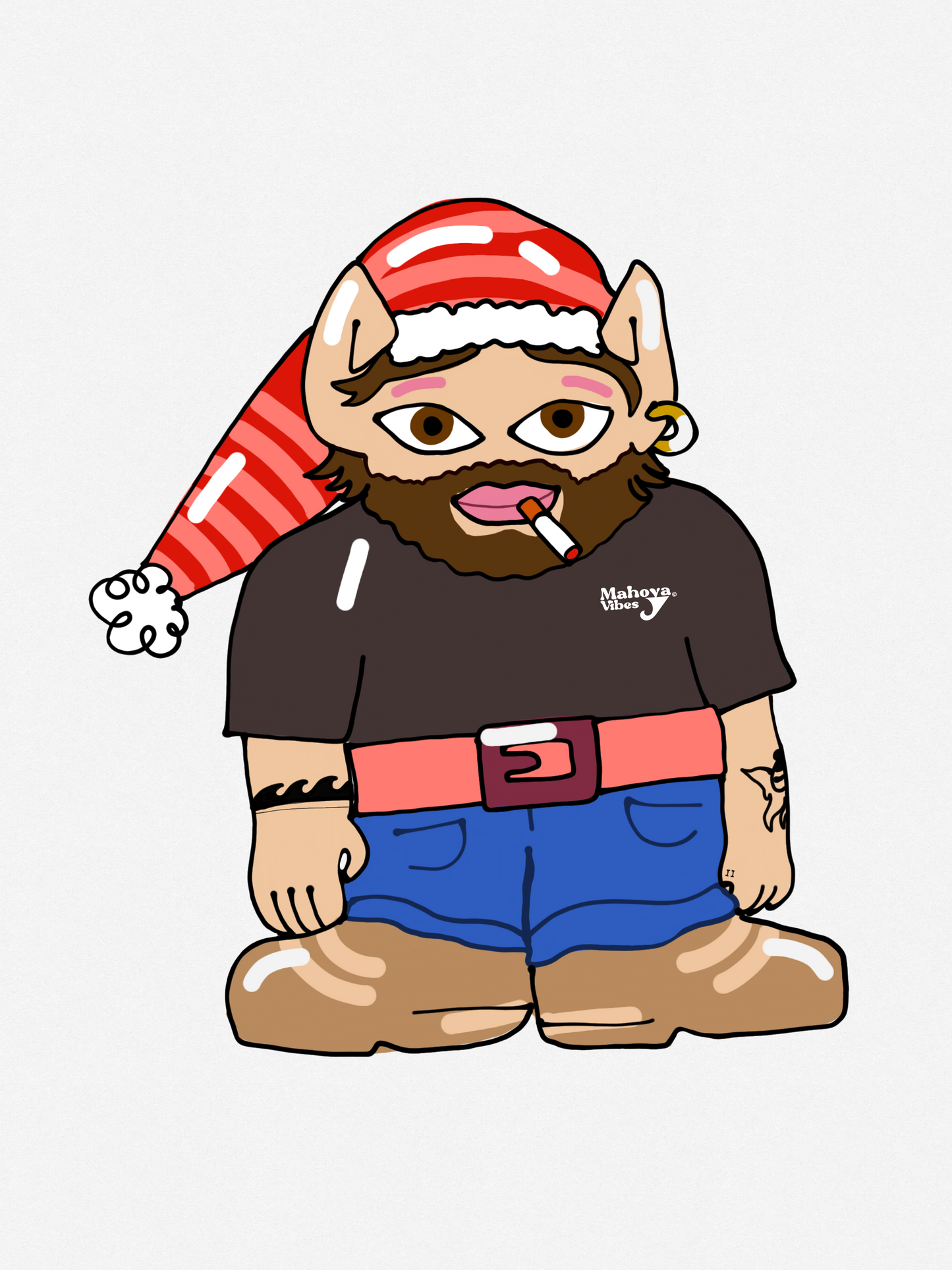 T-shirt Personnalisé Putain de Lutin x Evdigiu