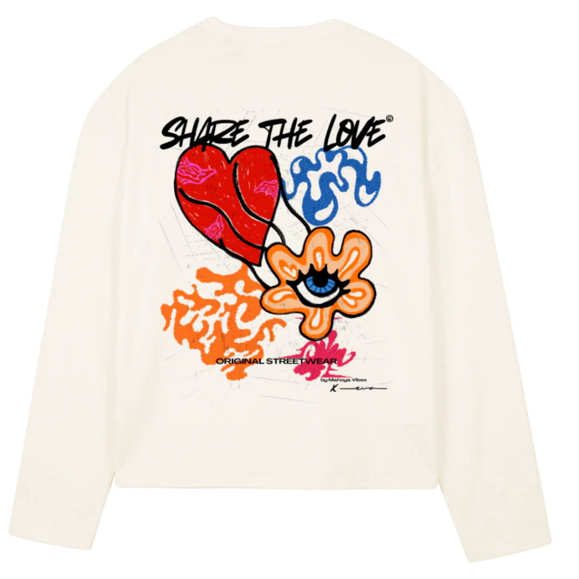 SHARE THE LOVE - T-shirt manche longue