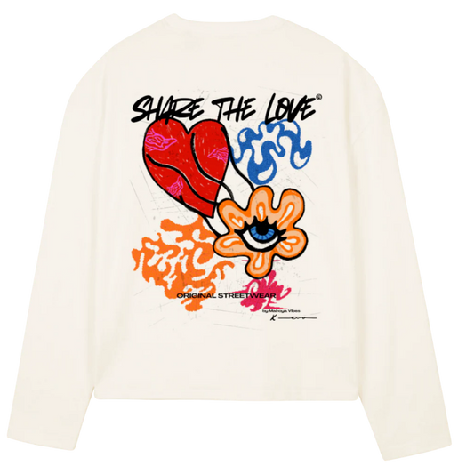 SHARE THE LOVE - T-shirt manche longue