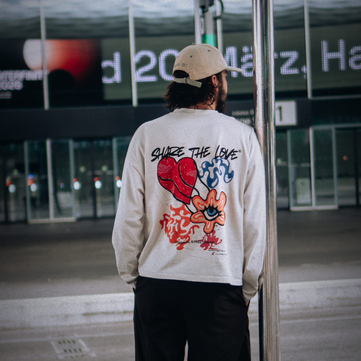 SHARE THE LOVE - T-shirt manche longue